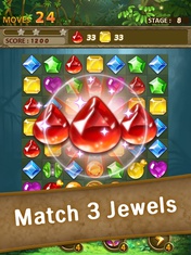 Jewels Jungle : Match 3 Puzzle