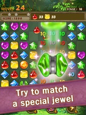 Jewels Jungle : Match 3 Puzzle