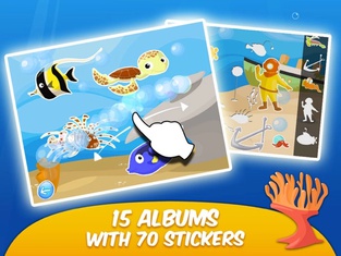 Раскраски игры для малышей детей бесплатно Океан 2