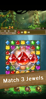 Jewels Jungle : Match 3 Puzzle