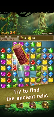 Jewels Jungle : Match 3 Puzzle