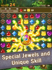 Jewels Jungle : Match 3 Puzzle