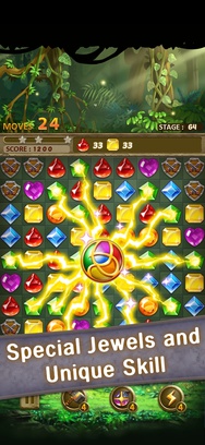 Jewels Jungle : Match 3 Puzzle